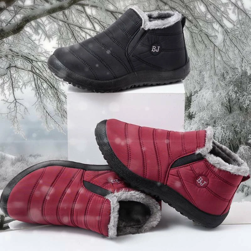 New winter Boojoy Shoes, Winter Lightweight Snow Boots Non-slip Ankle Boots  Warm