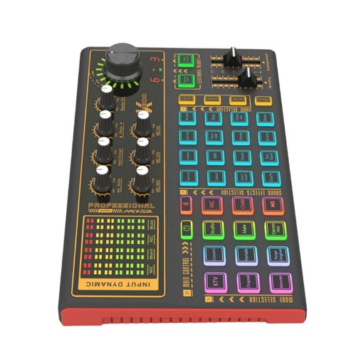 K300 Sound Card Professional Audio Mixer For Live Steaming For Music Recording - 第 12/14 張圖片