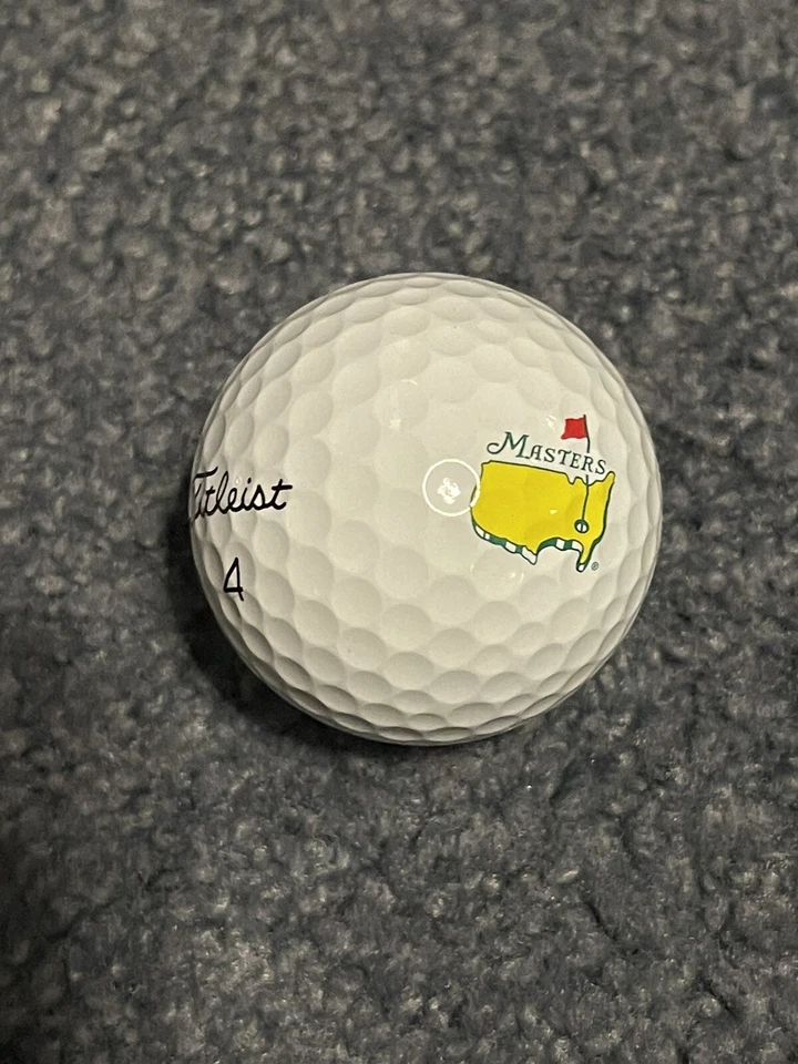 Dustin Johnson Autographed MASTERS Golf Ball ProV1 Augusta National - Изображение 2 из 3