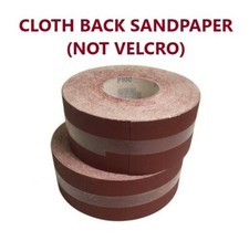 Sandpaper Roll 6 X 75 X Weight Cloth For Drum Sanders Cut To Size 40-220 Grit