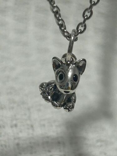 PANDORA Sterling Silver ALE S925 BULL TERRIER PUPPY DOG Charm - Picture 2 of 6