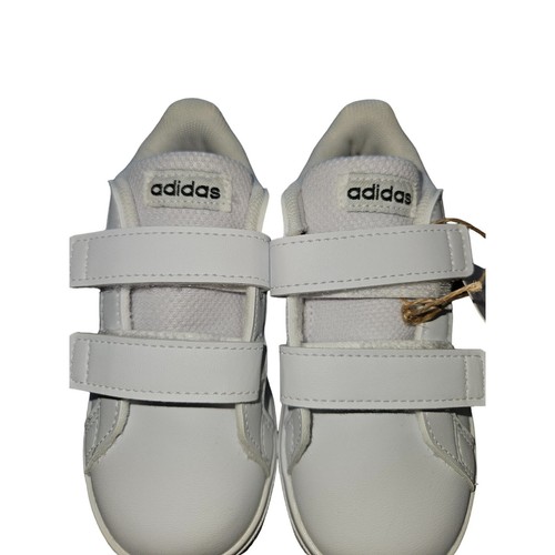 Adidas Kinder Sneaker weiß/schwarz Grand Court 2.0 Größe 7K - Bild 8 von 9