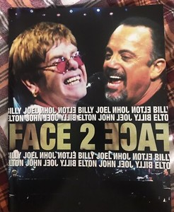 Billy Joel / Elton John Face 2 Face 2001 Concert Tour Program Book