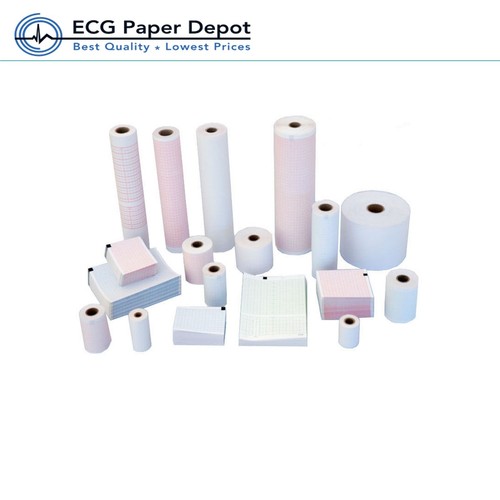 10 Pads ECG-EKG Stress Machine Fetal Monitoring paper Corometrics Red Z-Fold - Picture 5 of 5