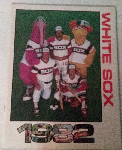 1982 Chicago White Sox Yearbook LaRussa Fisk Luzinski Cover - 第 1/1 張圖片