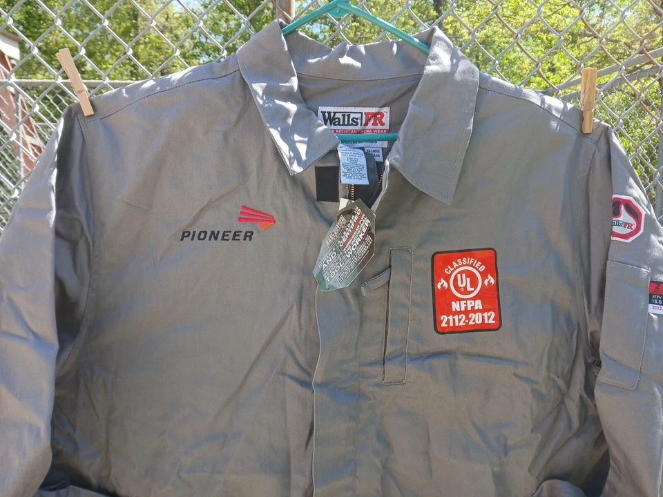 Walls FR Flame Resistant WorkWear Jacket Utility Size 3X Large Regular Gray NWT - Image 3 of 4
