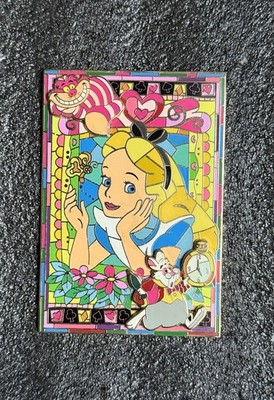 Disney Alice In Wonderland Mosaic With Cheshire Cat & White Rabbit Fantasy Pin!