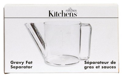 Fox Run 5598 Durable Acrylic Gravy/Fat Poultry Cup 3.6 x 6.4 x 3.2 in.