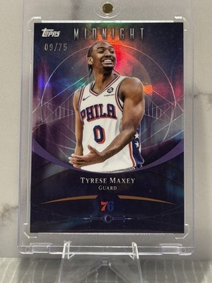 2025-26 Topps Midnight Tyrese Maxey /75 Dusk Parallel
