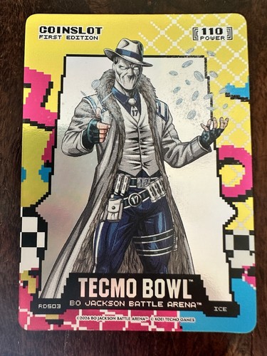 Bo Jackson Battle Arena Tecmo Coinslot RAD Ice