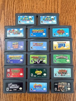 Nintendo Game Boy Advance Games You Choose  SHIPPING DISCOUNTS  TESTED WORKS
