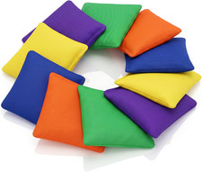 10 Stück Cornhole Säckchen Set,10X10Cm Wurf...