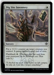 Dig Site Inventory 10/444 Secrets of Strixhaven Foil