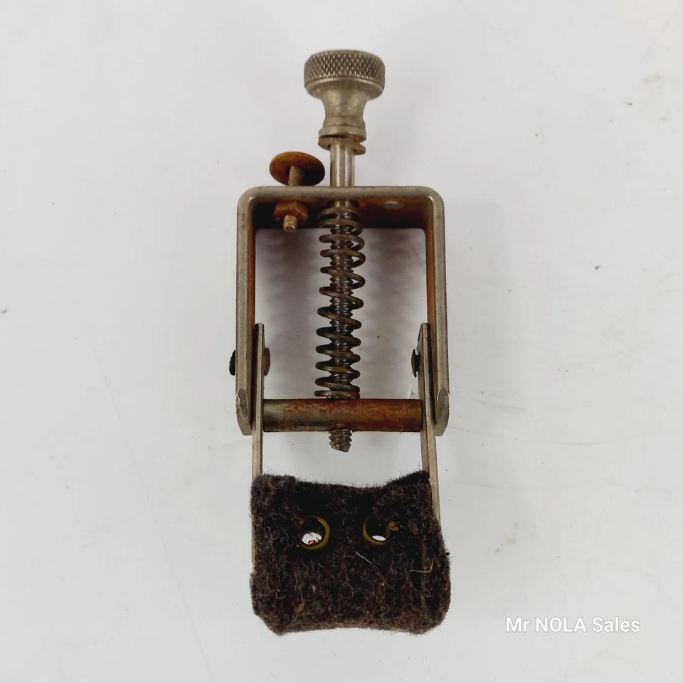 Slingerland 30s Silenciador de una sola almohadilla Caja/Tom Tambor Radio King Tone Control Cromo Foto 2 de 4