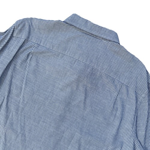 American Eagle Men’s Prep Fit Striped Long Sleeve Button Up Shirt Size Tall L - Picture 11 of 11