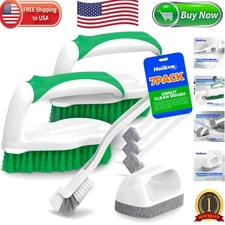 Complete 7-Pack Scrub Brush Set with Ergonomic Handles for All Your Cleaning
