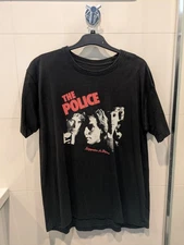 The Police 'Reggatta De Blanc' Lectro Black Cotton T-shirt Unisex S-5XL KH14903