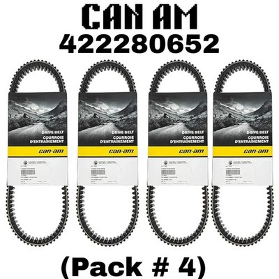 4 Pack Genuine Can-Am 422280652 OEM Clutch Drive Belts for Maverick X3 Turbo RR
