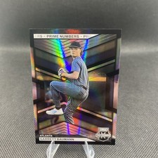 2023 Panini Elite Extra Edition Prime Numbers Garrett Baumann #30 Braves 16/60