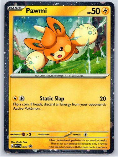 Pawmi (Cosmos Holo) 040 Promo Scarlet & Violet Promo Pokemon Near Mint