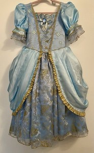 EUC Disney Store Exclusive Limited Edition CINDERELLA Gold Gown Costume