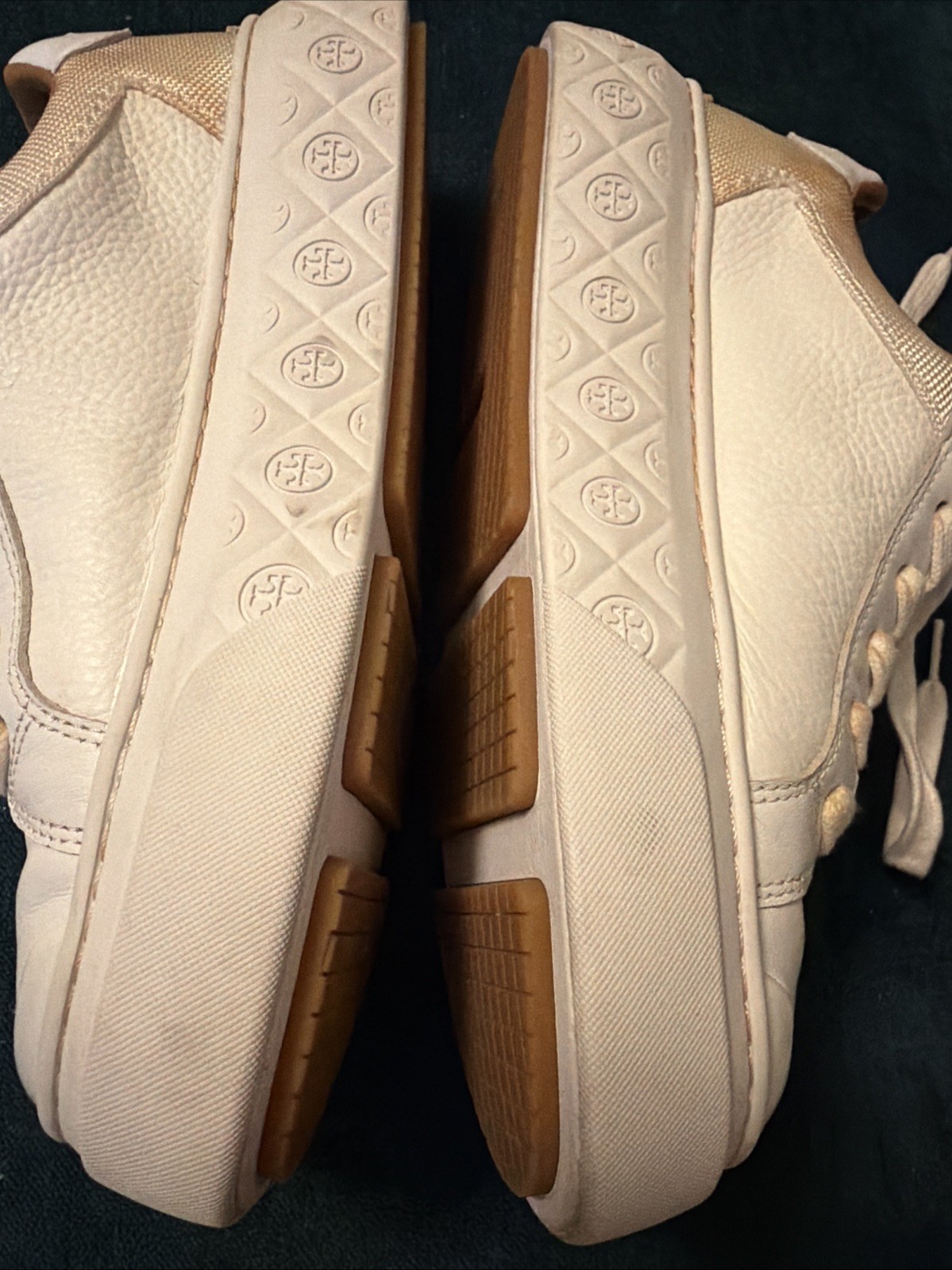 Tory Burch Ladybug Sneaker Trainers White Leather Uk 4 USA 6.5 New $300 image 6