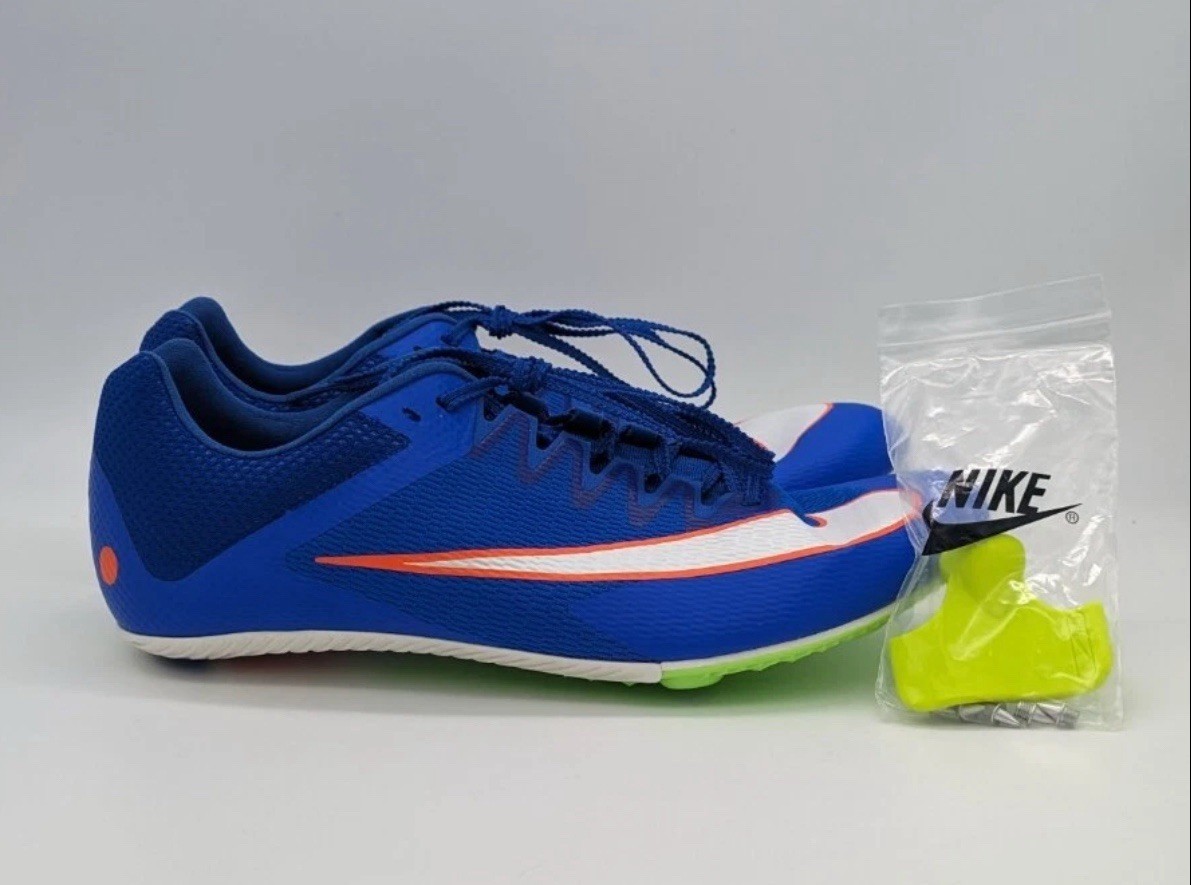 Men's Nike Zoom Rival Sprinter Track Spikes Racer Blue/Lime DC8753-401 Size 11.5 thumbnail 3