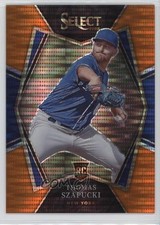 2022 Panini Select Premier Level Orange Pulsar Prizm 8/16 Thomas Szapucki v9t