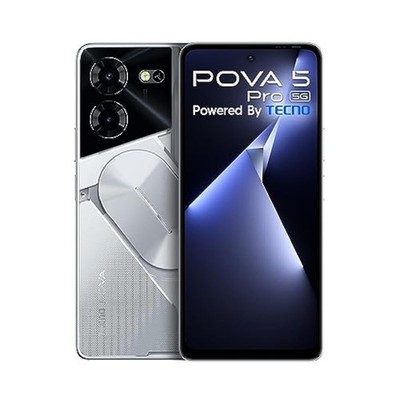 Pova 5 Pro 5G (Silver Fantasy, 8GB RAM, 256GB Speicher) | Segment 1st 68W U