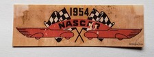 NASCAR REPRODUCTION 1954 Logo 1.5" x 5.25" 2006 Facsimile