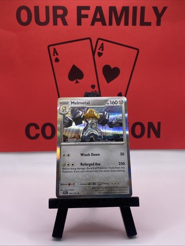 Melmetal 104/142 Sv07: Stellar Crown Holo Pokemon Card NM