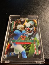 Omarion Hampton 2025 Wild Card Jokers Wild Multi Sport Christmas True 1/1 Rookie