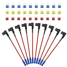 10 Pack Micro 2 Add A Circuit Fuse Tap Adapter 12V