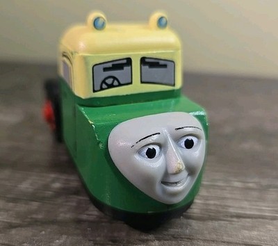 Thomas The Train Wooden Railway MADGE Learning Curve 2003 HTF Truck Green