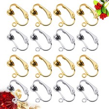 40 Pcs Girl Ear Clip Adjustable Non Piercing Earrings Metal Clip On Jewelry