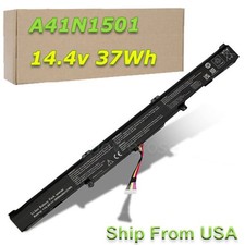 New Battery A41N1501 For ASUS N552V N552VW N752 N752V N752VW GL752 GL752V N552V