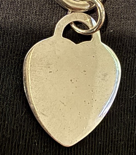 Tiffany & Co. Vintage Sterling Silber Herz Anhänger schwer 67 Gramm Halskette - Bild 3 von 8