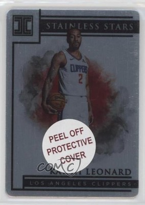 2019-20 Panini Impeccable Stainless Stars 96/99 Kawhi Leonard #6 9su