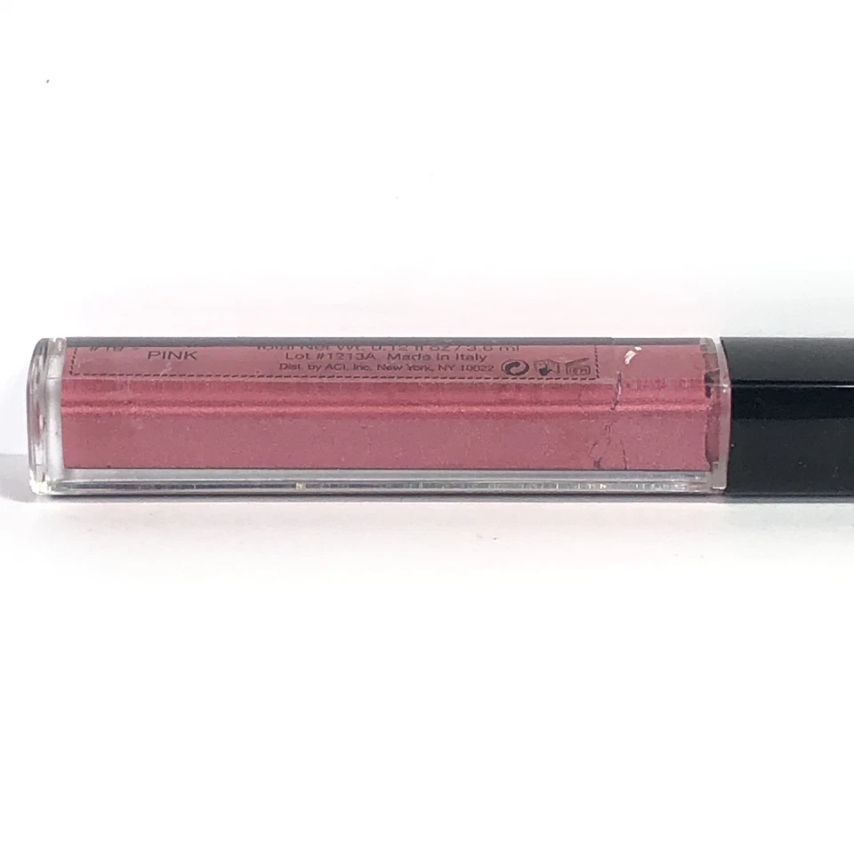 Nuevo lápiz labial líquido LISTO PARA USAR New York 19 THINK PINK Lurex Lips 0,12 fl oz Foto 3 de 4