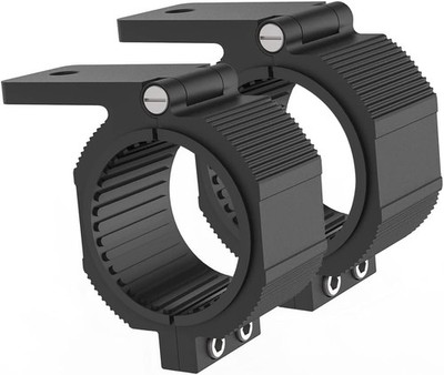 Audak 1 Pair Aluminum Mounting Bracket 2.5 Inch Tube Clamp, Silver Or Gray 