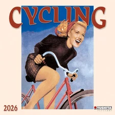 Tushita Publishing,  Cycling Through History 2026 Wall Calendar, 11.81'' X 11.81
