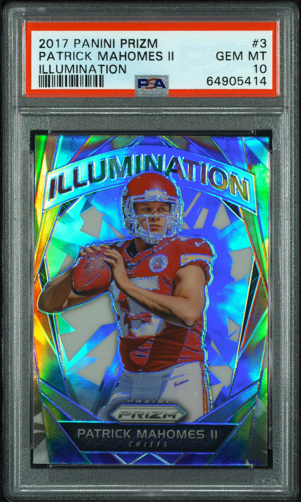 2017 Panini PANINI PRIZM ILLUMINATION #3 Patrick Mahomes Ii front