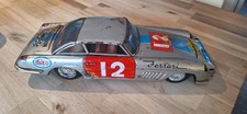 Vintage 1960s Ichiko Ferrari Tin Toy Car – Rallye Monte Carlo 1968 #12 – Made in