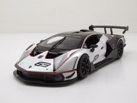 Lamborghini Essenza SCV12 Weiß Schwarz Modellauto 1:24 Bburago