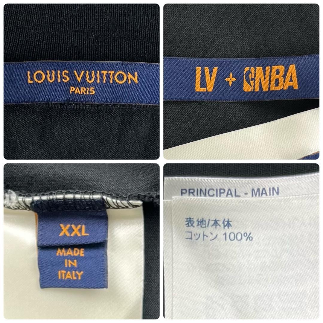 Louis Vuitton NBA collaboration T-shirt with logo, rare luxury