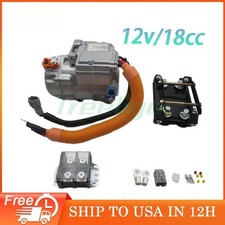 Us Dc 12v Electric Car Air Conditioner Compressor Kit Ac Control Panel
