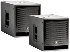 Yorkville PS15S 15" 2000W Parasource Powered DJ / Club Active Subwoofer Pair 