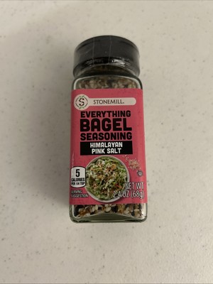 Stonemill Everything Bagel Seasoning Himalayan Pink Salt 2.4 Oz