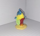 Lot Disney Little Mermaid Ariel & PVC Flounder Figurine Gold Shell Necklace  — photo 5