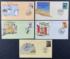 1985 Australiana Classic Children's Books Set Of 5 x FDC First Day Covers